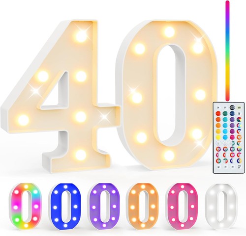 Chiffres lumineux led 34 - lumineux,