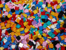 Lego ® Lot 100 Plaque Lisse