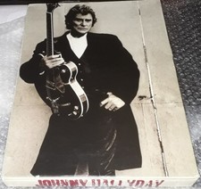 JOHNNY HALLYDAY RARE COFFRET PROMO ROUGH TOWN  CD VHS ENCART ET 1 PHOTO