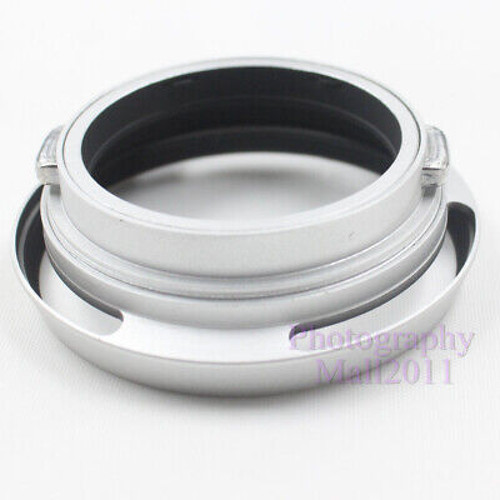 Silver metal lens hood for - metal,