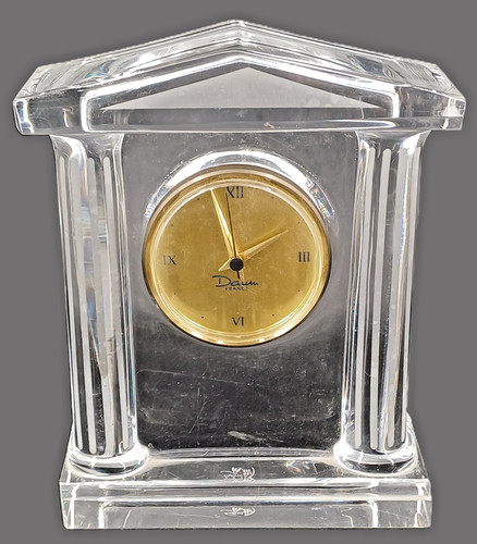 Pendule portique cristal daum - portique,