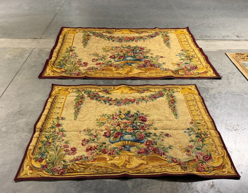 Paire tapisserie ancienne - paire,
