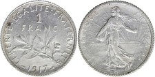 France 1 Franc - Semeuse -