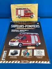 POMPIERS 1/43 N°31 RENAULT MASTER II FOURGON SECOURS CAMION VOITURE Sapeurs