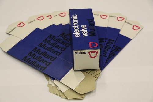 Mullard valve tube boxes - mullard,