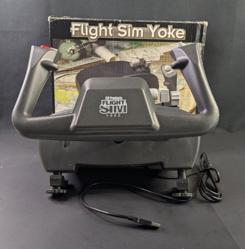 Flight simulator yoke - simulator, ch