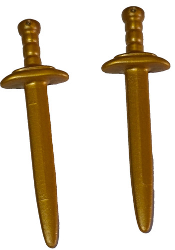 Playmobil épées dorées - x2,