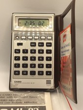 Casio ML-82 Rare Musical Clock calculator Calculatrice & Booklet Livret Vintage