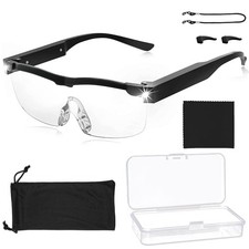 Lunettes Loupe avec LumièreLunette Loupe Eclairante LEDLunettes de Lecture300...