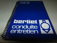 Livret conduite, entretien de