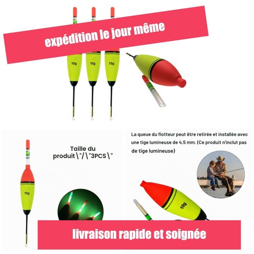 Flotteurs pêche lumineux - lumineux, 3