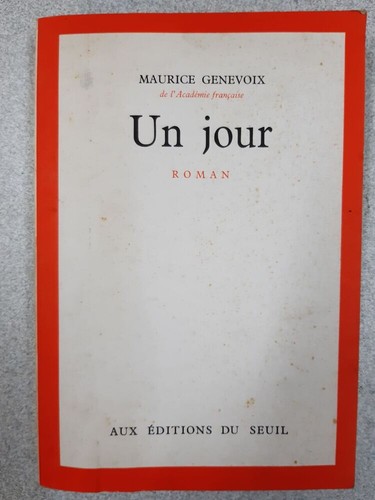 Jour maurice genevoix - un, |