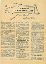 Catalogue brochure Panhard