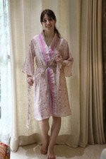 Pure Soie Midi Kimono Robe