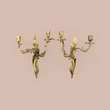 Paire Aplliques Bronze, Style