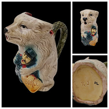 RARE ! Pichet Barbotine OURS