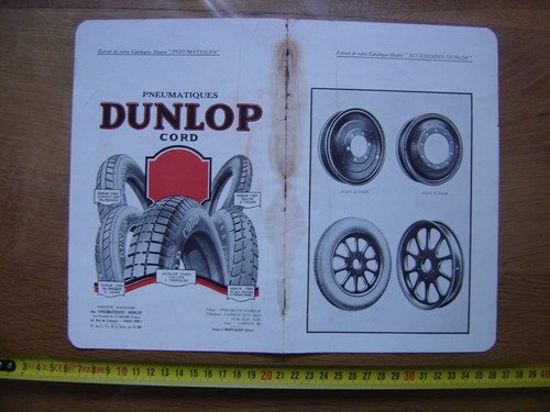 Publicite pneu dunlop jantes - pneu,