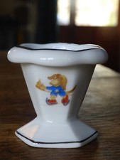 coquetier porcelaine décor