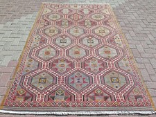 Ancien kilim brodé turc