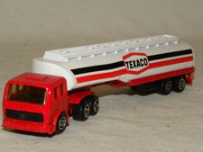 MINIATURE MAJORETTE FRANCE UN CAMION CITERNE MERCEDES SEMI-REMORQUE TEXACO N°364