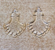 2 PAMPILLES ANCIENNE CRISTAL