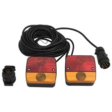 Feux de Remorque 2pcs Rouge Eclairage Voiture Multi-taille Multi-modèle vidaXL