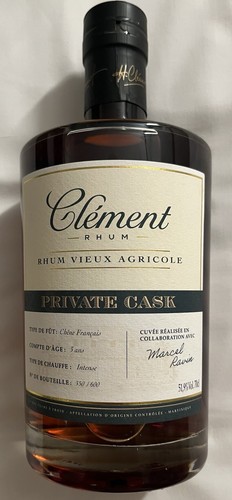 Rhum clément private cask - rhum,