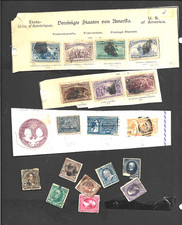 USA 19 timbres 19ieme siecle 