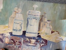 PEINTURE FLACONS À ENCADRER