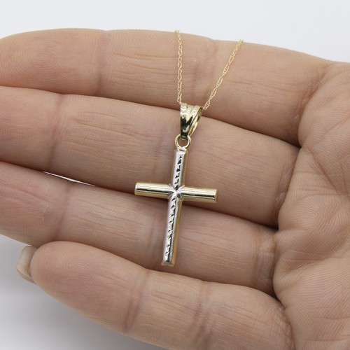Pendentif croix crucifix or - pendentif,