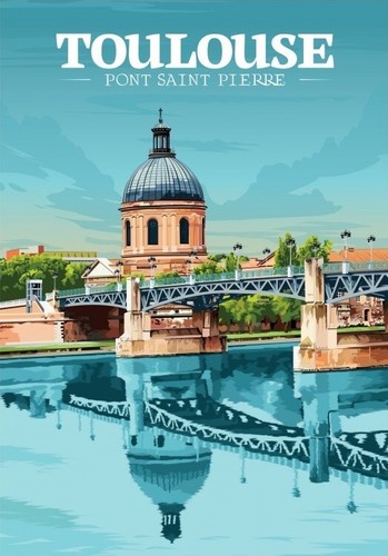 Affiche toulouse occitanie - affiche,