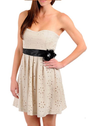 Robe mini bandeau - robe,