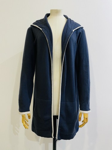 Veste longue chanel - longue, bleu