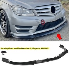 pour Mercedes Classe C III W204 Coupe C204 SW S204 AMG Sport 2011-14 Lèvre avant