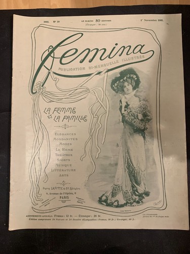 Revue femina 1901 femmes - 1901, #19