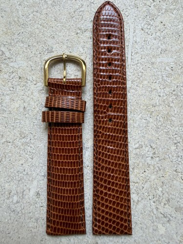 Bracelet montre cuir lézard