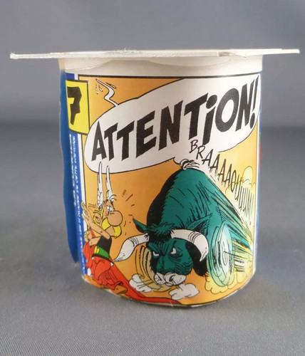 Asterix pot de - de, yoghourt