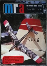 Revue MRA février 1984 modélisme maquette avion planeur - Jet PB, GB 10
