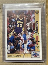 1991-92 upper deck Magic vs Jordan Classic Confrontation 2 Autographe ?