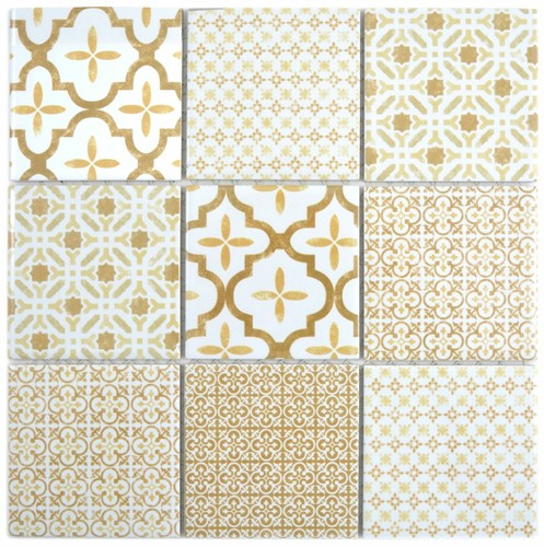 Céramique mosaïque vintage - céramique,