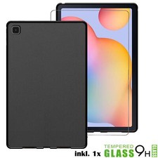 Housse De Protection En Silicone Avec Verre Trempé 9H Film TPU Coque Étui Mat