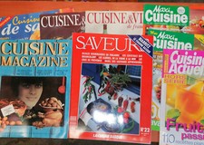 CUISINE : 20 anciennes revues diverses