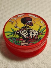 Broyeur/Grinder (2 pièces) à Motif pour Tabac -  Dents de requin pour broyage