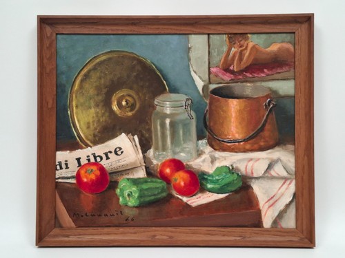 Ancien tableau peinture nature - peinture,