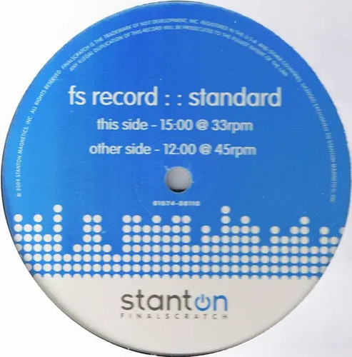 Scratch record stanton - record,