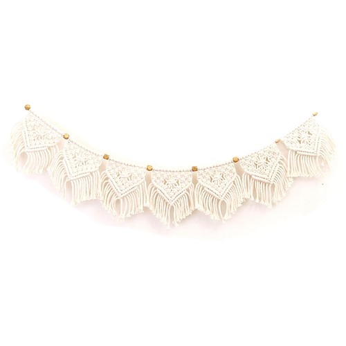Macramé frangé tissé - macramé,