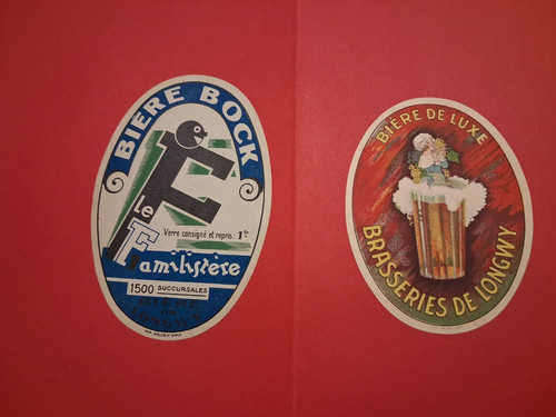 Lot etiquettes brasserie - lot,