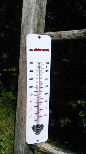 Advertising thermometer enamel - advertising,