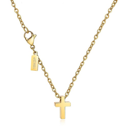 Chaîne pendentif croix 750 - pendentif, or