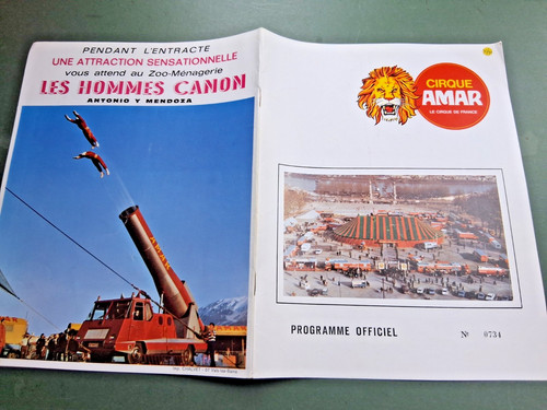 1970 programme cirque - cirque, amar